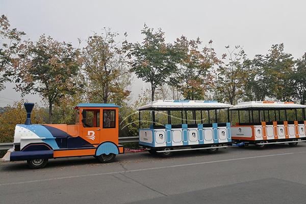 large diesel train ride